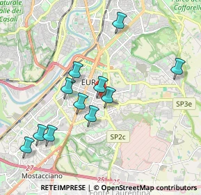 Mappa Via del Poggio Laurentino, 00145 Roma RM, Italia (2.00455)