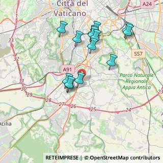 Mappa Via delle Ande, 00144 Roma RM, Italia (3.92071)