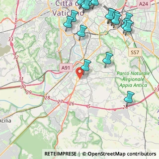 Mappa Via delle Ande, 00144 Roma RM, Italia (6.5805)