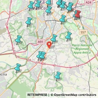 Mappa Via delle Ande, 00144 Roma RM, Italia (6.168)