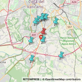 Mappa Via delle Ande, 00144 Roma RM, Italia (3.72)