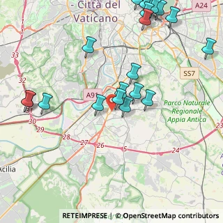 Mappa Via delle Ande, 00144 Roma RM, Italia (5.4305)