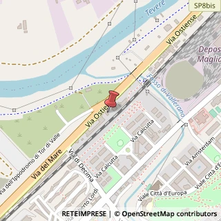 Mappa Via Ostiense km. 9.300, 6, 00144 Roma, Roma (Lazio)