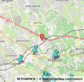 Mappa Via Achille Giammarioli, 00044 Frascati RM, Italia (3.76882)