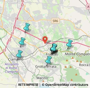 Mappa Via Achille Giammarioli, 00044 Frascati RM, Italia (3.28273)
