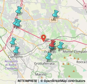 Mappa Via Achille Giammarioli, 00044 Frascati RM, Italia (4.50727)