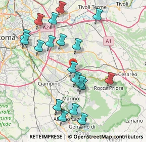 Mappa Via Achille Giammarioli, 00044 Frascati RM, Italia (8.995)