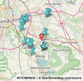 Mappa Via Achille Giammarioli, 00044 Frascati RM, Italia (6.97286)