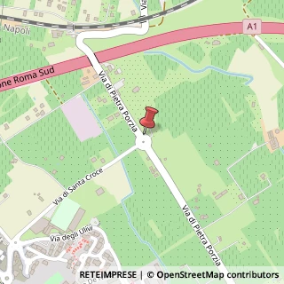 Mappa Via di Pietra Porzia, 22, 00044 Frascati, Roma (Lazio)