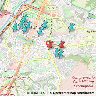 Mappa Laurentina, 00144 Roma RM, Italia (1.09615)