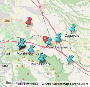 Mappa Via del Turchino, 00030 San Cesareo RM, Italia (3.975)
