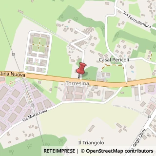 Mappa Via Prenestina Nuova, 86, 00132 Palestrina, Roma (Lazio)
