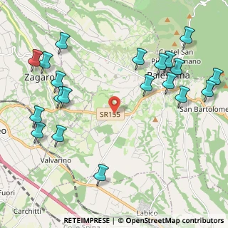 Mappa Via Prenestina Nuova, 00039 Palestrina RM, Italia (2.8295)