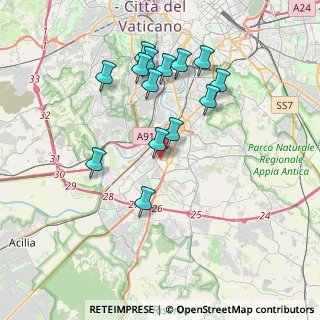 Mappa Viale dei Campioni, 00144 Roma RM, Italia (3.84786)