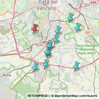 Mappa Viale dei Campioni, 00144 Roma RM, Italia (3.50273)
