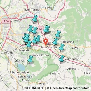 Mappa Via dei Maestri, 00030 San Cesareo RM, Italia (6.715)