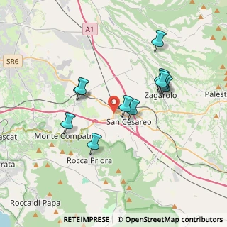 Mappa Via dei Maestri, 00030 San Cesareo RM, Italia (3.49182)