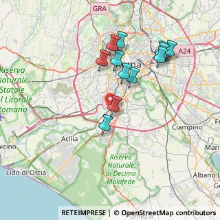 Mappa Via Durban, 00144 Roma RM, Italia (7.57167)