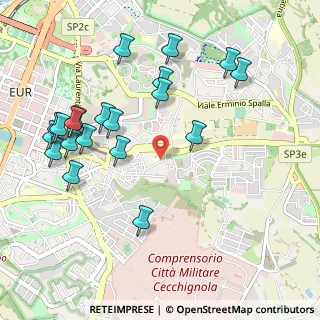Mappa Via Andrea Argoli, 00143 Roma RM, Italia (1.203)