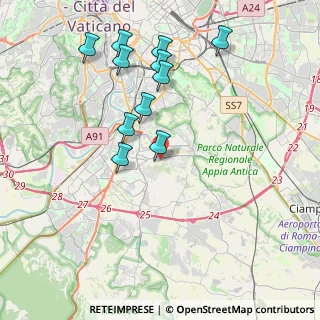 Mappa Via Andrea Argoli, 00143 Roma RM, Italia (4.20909)
