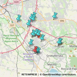 Mappa Via Spadola, 00118 Roma RM, Italia (3.43706)
