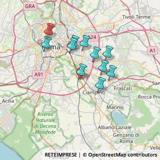 Mappa Capannelle- Appia Nuova, 00178 Roma RM, Italia (6.44455)