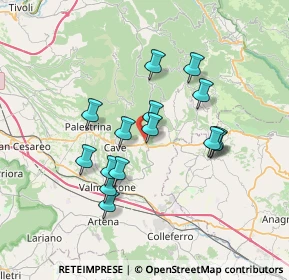 Mappa Via Palmiro Togliatti, 00030 Genazzano RM, Italia (6.45933)