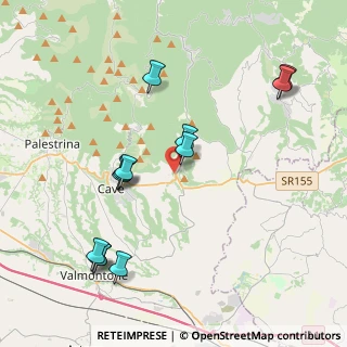 Mappa Via Palmiro Togliatti, 00030 Genazzano RM, Italia (4.5925)