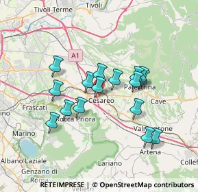 Mappa Via della Signora, 00030 San Cesareo RM, Italia (6.38)