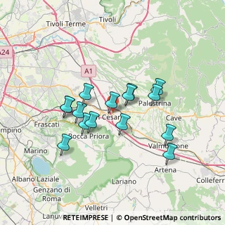 Mappa Via della Signora, 00030 San Cesareo RM, Italia (6.306)