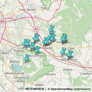 Mappa Via della Signora, 00030 San Cesareo RM, Italia (5.7945)
