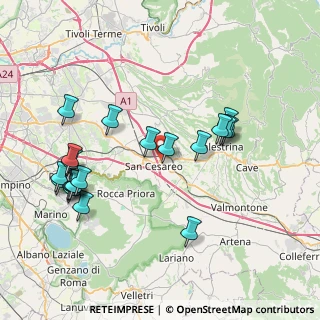 Mappa Via della Signora, 00030 San Cesareo RM, Italia (8.932)