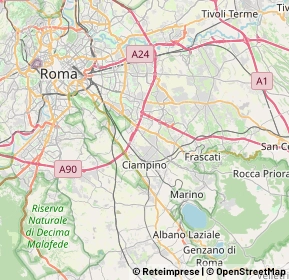 Mappa 00043 Roma RM, Italia (8.3175)