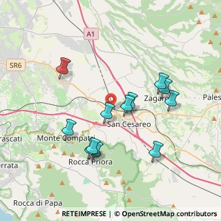 Mappa Via delle Palme, 00030 San Cesareo RM, Italia (3.78583)