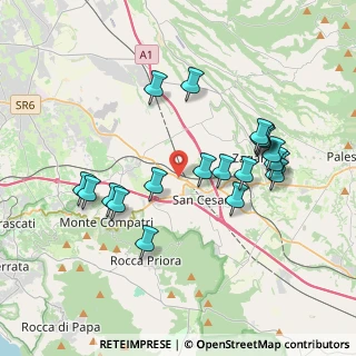 Mappa Via delle Palme, 00030 San Cesareo RM, Italia (3.923)