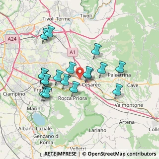 Mappa Via delle Palme, 00030 San Cesareo RM, Italia (7.05333)