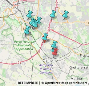 Mappa Via Giusto Fontanini, 00172 Roma RM, Italia (3.41769)