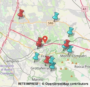 Mappa Vicolo delle Cisternolle, 00044 Frascati RM, Italia (4.04417)