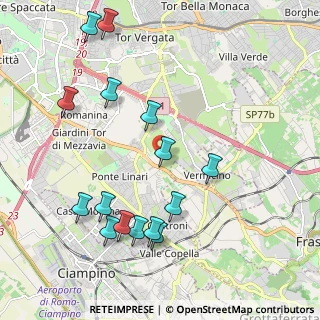 Mappa Km 14.500 angolo, 00173 Roma RM, Italia (2.40867)