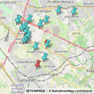 Mappa Km 14.500 angolo, 00173 Roma RM, Italia (2.42889)
