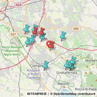 Mappa Km 14.500 angolo, 00173 Roma RM, Italia (3.88786)