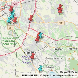 Mappa Km 14.500 angolo, 00173 Roma RM, Italia (6.195)