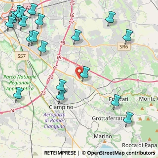Mappa Km 14.500 angolo, 00173 Roma RM, Italia (6.9185)