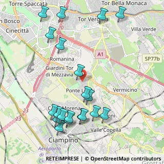 Mappa Via Frascineto, 00173 Roma RM, Italia (2.586)