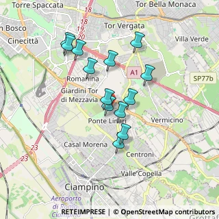 Mappa Via Frascineto, 00173 Roma RM, Italia (1.62308)