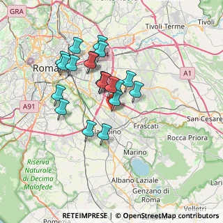 Mappa Via Frascineto, 00173 Roma RM, Italia (6.234)