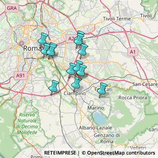 Mappa Via Frascineto, 00173 Roma RM, Italia (5.95308)