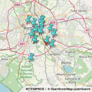 Mappa Via Melito di Porto Salvo, 00178 Roma RM, Italia (6.27625)
