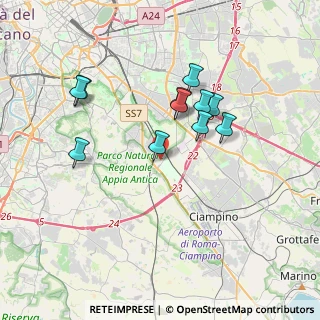 Mappa Via Melito di Porto Salvo, 00178 Roma RM, Italia (3.44727)