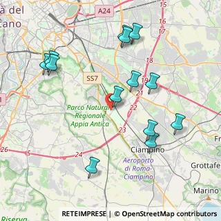 Mappa Via Melito di Porto Salvo, 00178 Roma RM, Italia (4.62923)